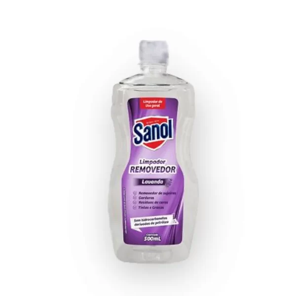 LIMPADOR REMOVEDOR SANOL  LAVANDA 500ML