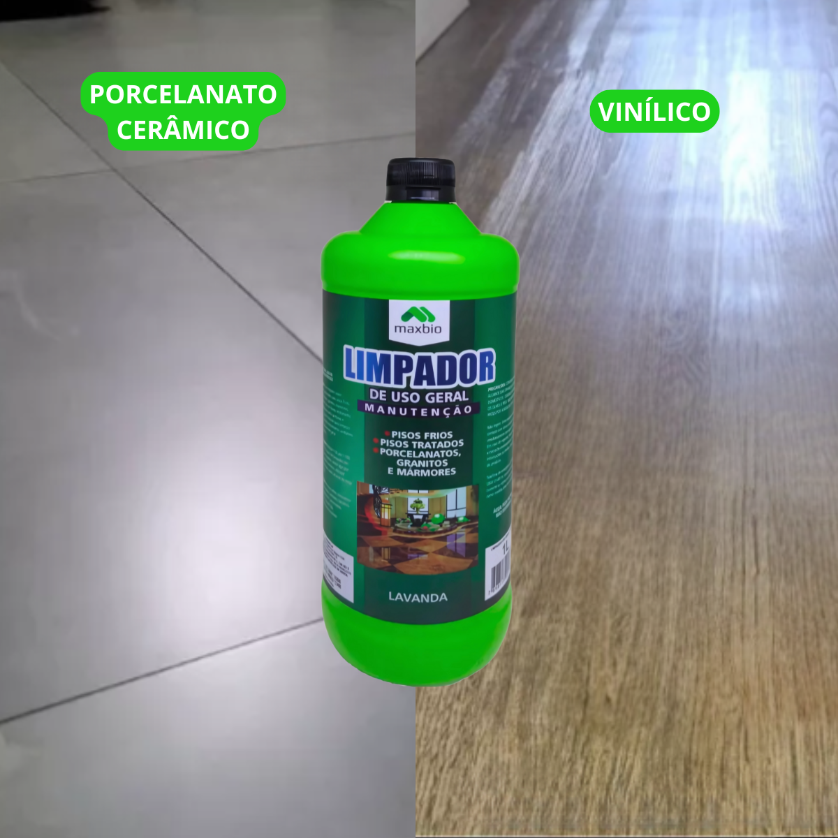 Limpador Multiuso 1 Litro Concentrado Lavanda Remove Sujeira - Imagem 6