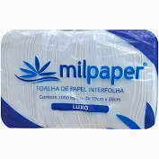 PAPEL INTERFOLHA MILPAPER 1000FL 19X20 LUXO