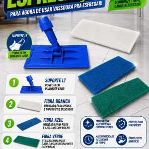 KIT ESFREGA TUDO